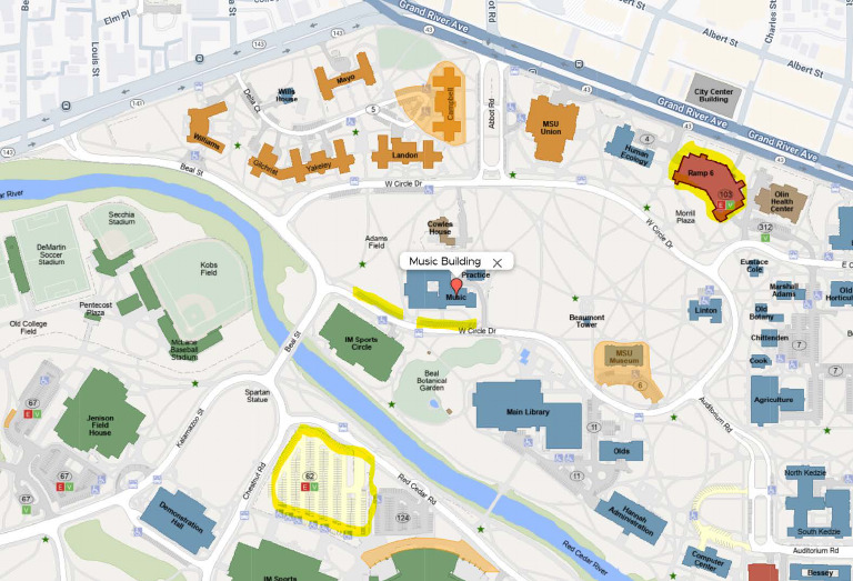 MSU Music Building Map | PDF