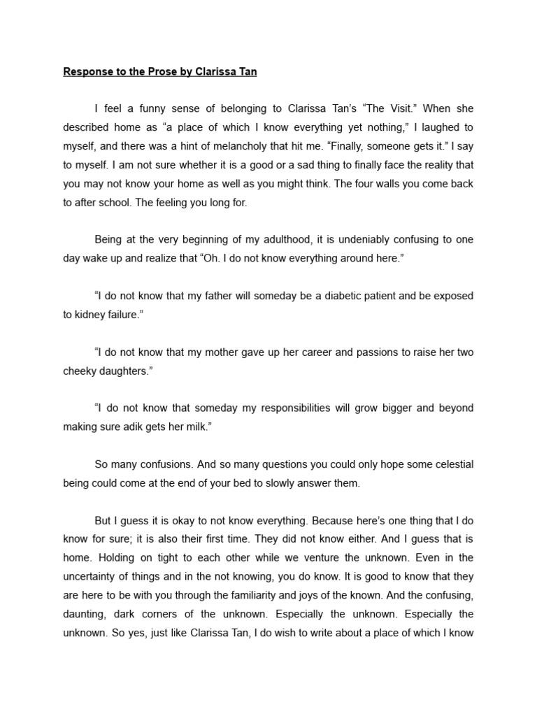 Stu - Writing Prompt Week 2 | PDF