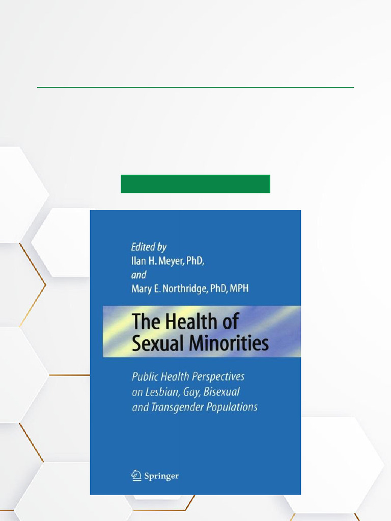 The Health of Sexual Minorities Public Health Perspectives On Lesbian ...