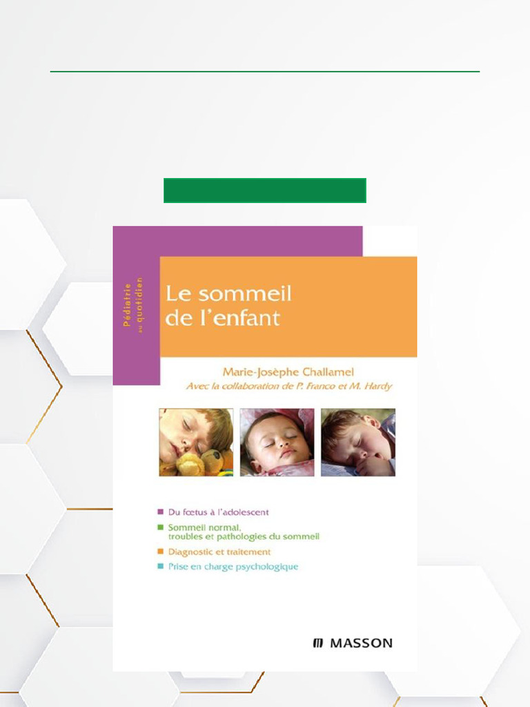Comprendre le sommeil de l'enfant | PDF | Sommeil | Syndrome d'apnées ...