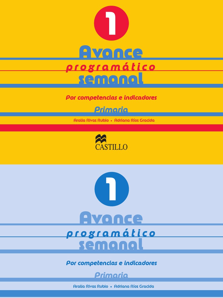 Avance Programatico 1 Escritura Dibujo