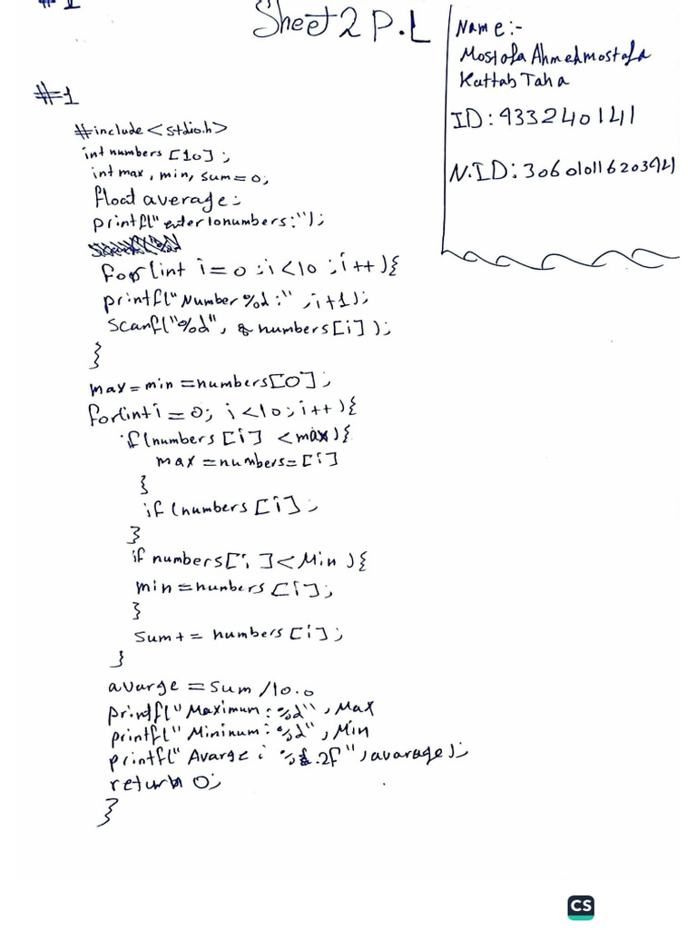 Sheet 2 PL | PDF
