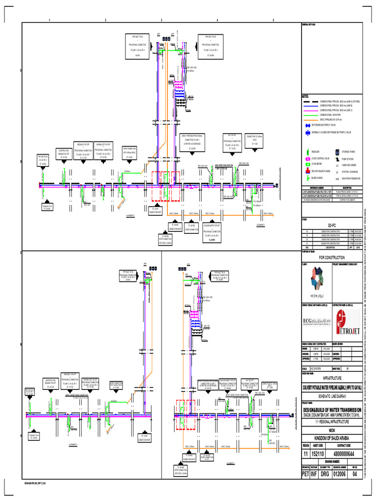 NEOM Water Pipeline Tap-Off Details | PDF | Equipment | Gases