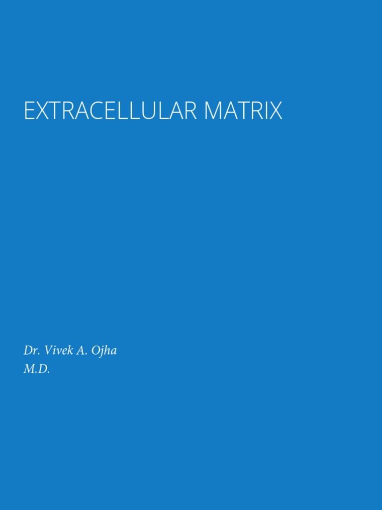 Understanding Extracellular Matrix Functions | PDF | Cell Adhesion ...