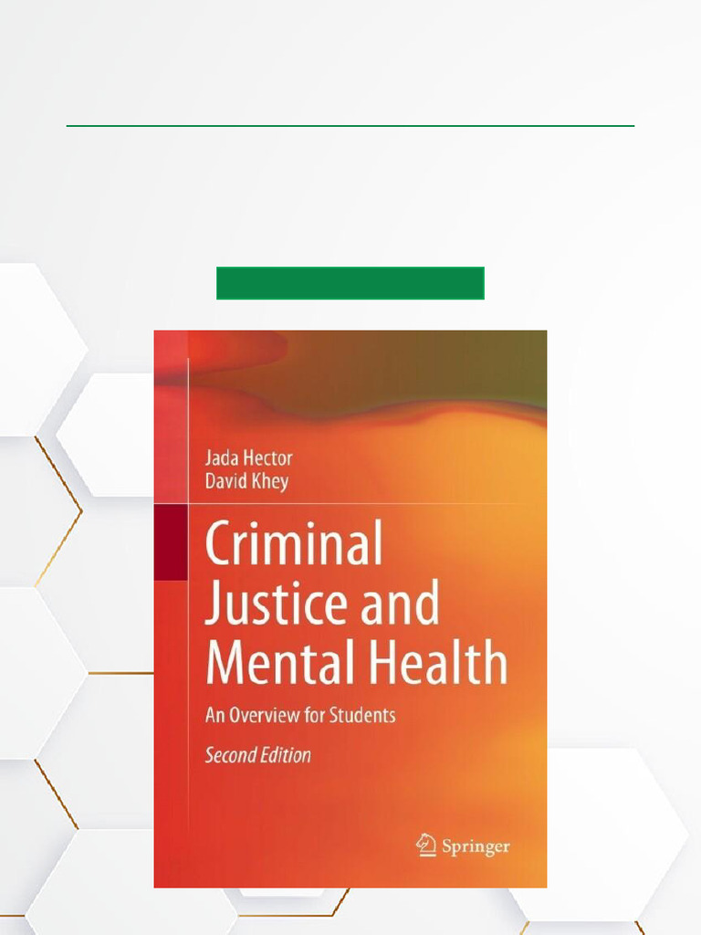 Criminal Justice and Mental Health Overview | PDF | Psychiatry | Social ...