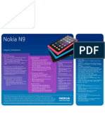 1 Nokia n9 Data Sheet