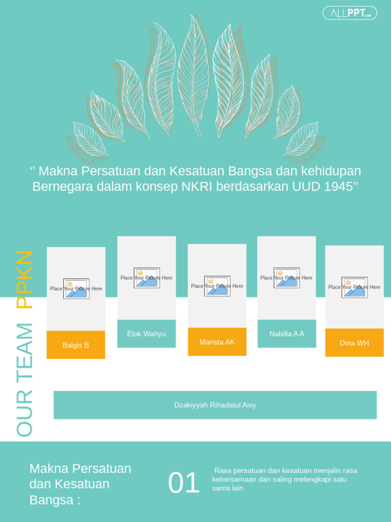 Linear Leaves Pattern PowerPoint Templates | PDF | Infographics ...
