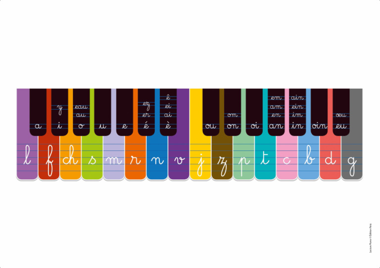 Aff Piano-Graphemes-Complexes Cursive | PDF