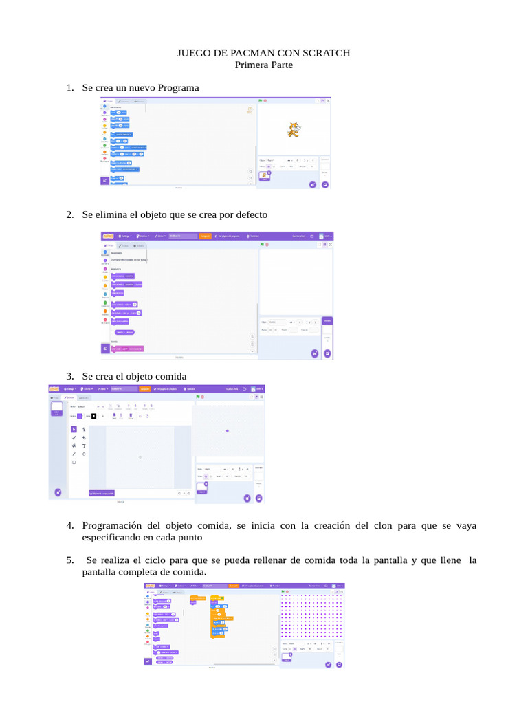 Laberinto de Pacman en Scratch | PDF