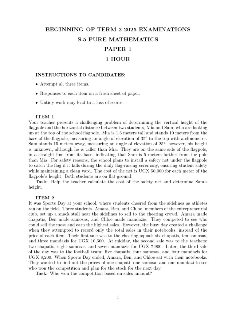 S 5 Maths Bot2 | PDF