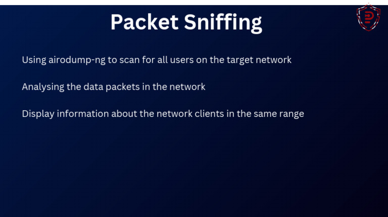 Packet Sniffing with Airodump-ng | PDF