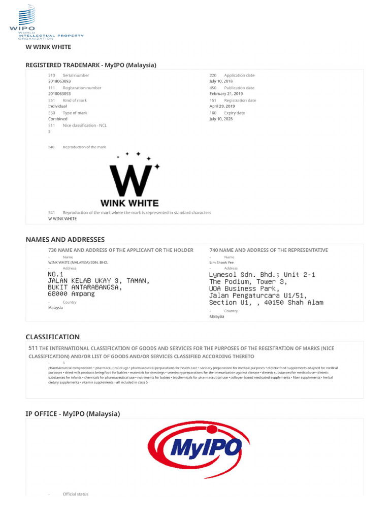Wink White Malaysia (5NCL) | PDF
