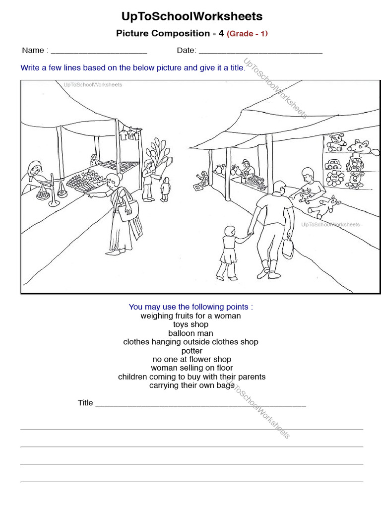 Year 4 Picture Composition Exercise | PDF