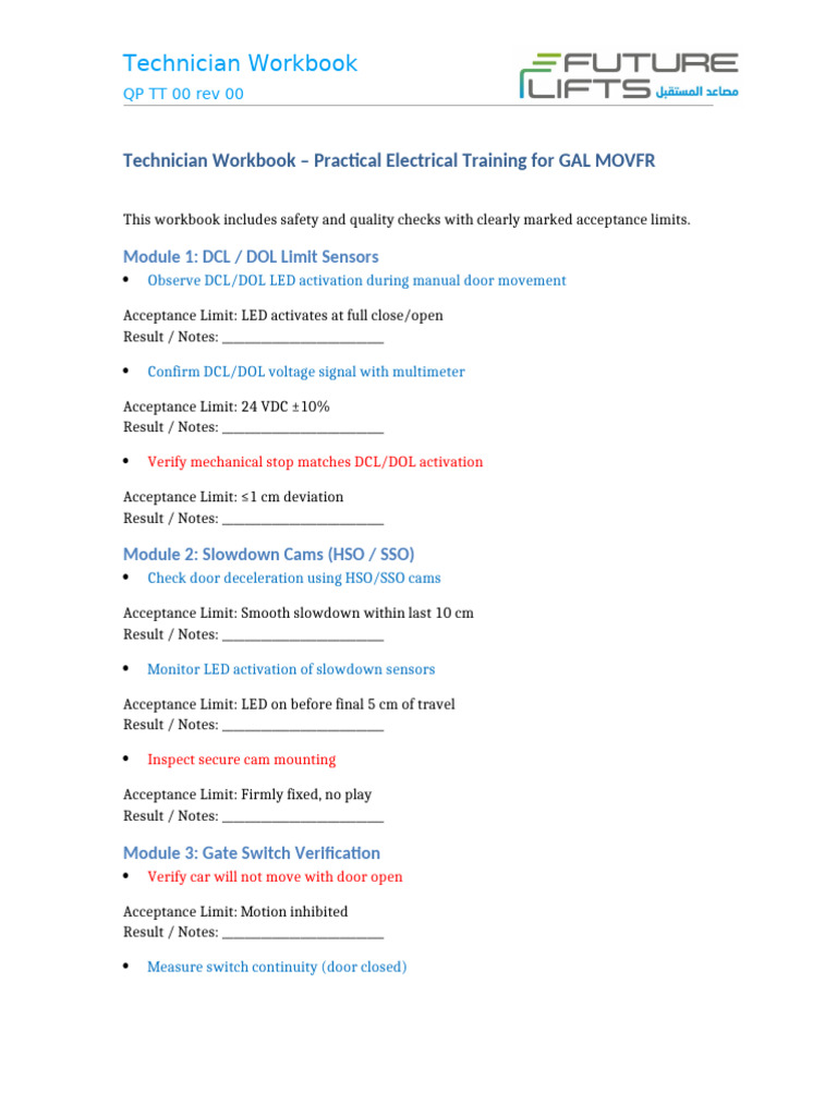 GAL MOVFR Troubleshooting Guide | PDF