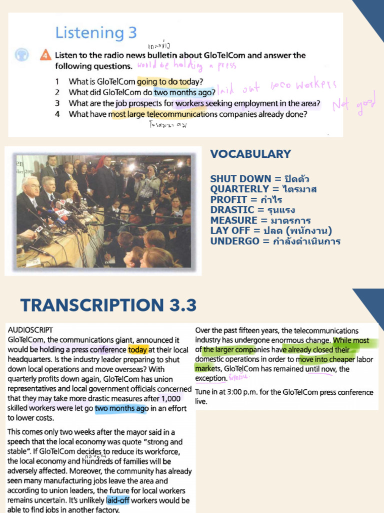 Week X Listening 4 | PDF