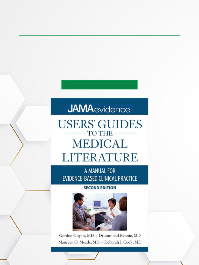 Users' Guide to Medical Literature | PDF | Evidence Based Medicine ...