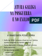 Literatura Galega Na Posguerra e No Exilio