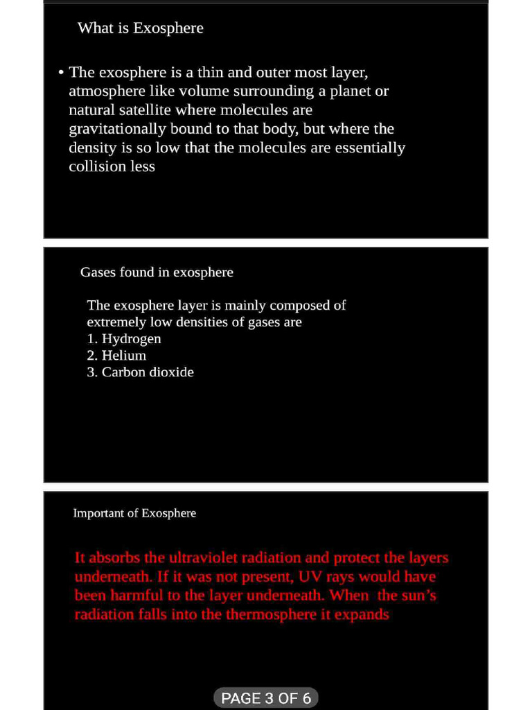 Exosphere | PDF