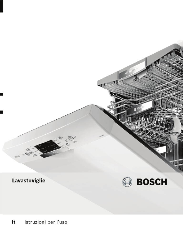 Manuale d'Uso Lavastoviglie Bosch SMV69T50EU25