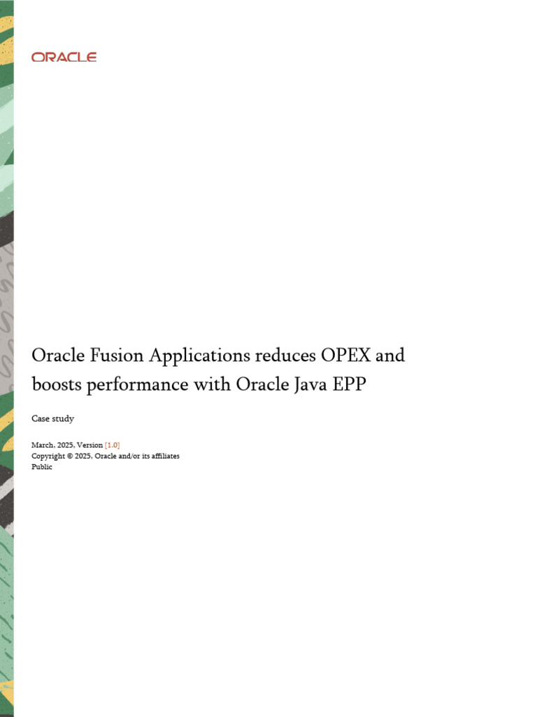 Fusion Application Benefits | PDF | Java (Programming Language ...