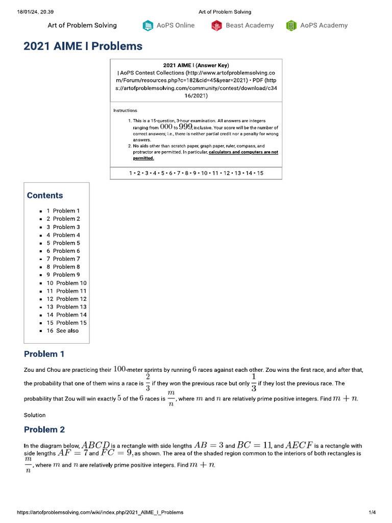 Aime 2021 | PDF