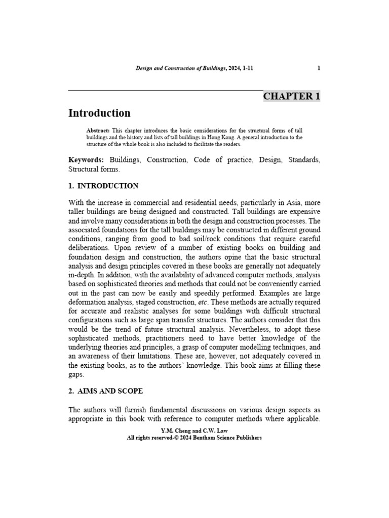 Tall Building Design and Construction Guide | PDF | Theory | Design