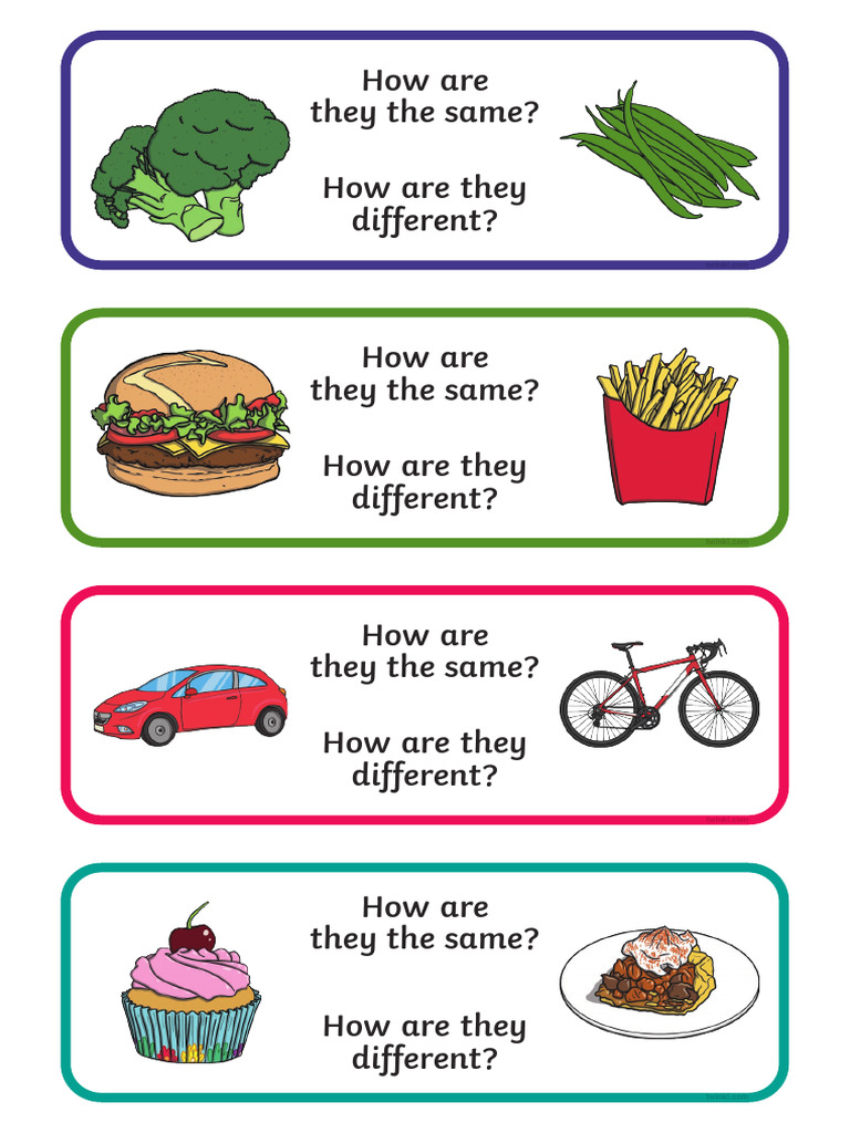 Comparing Similarities and Differences | PDF