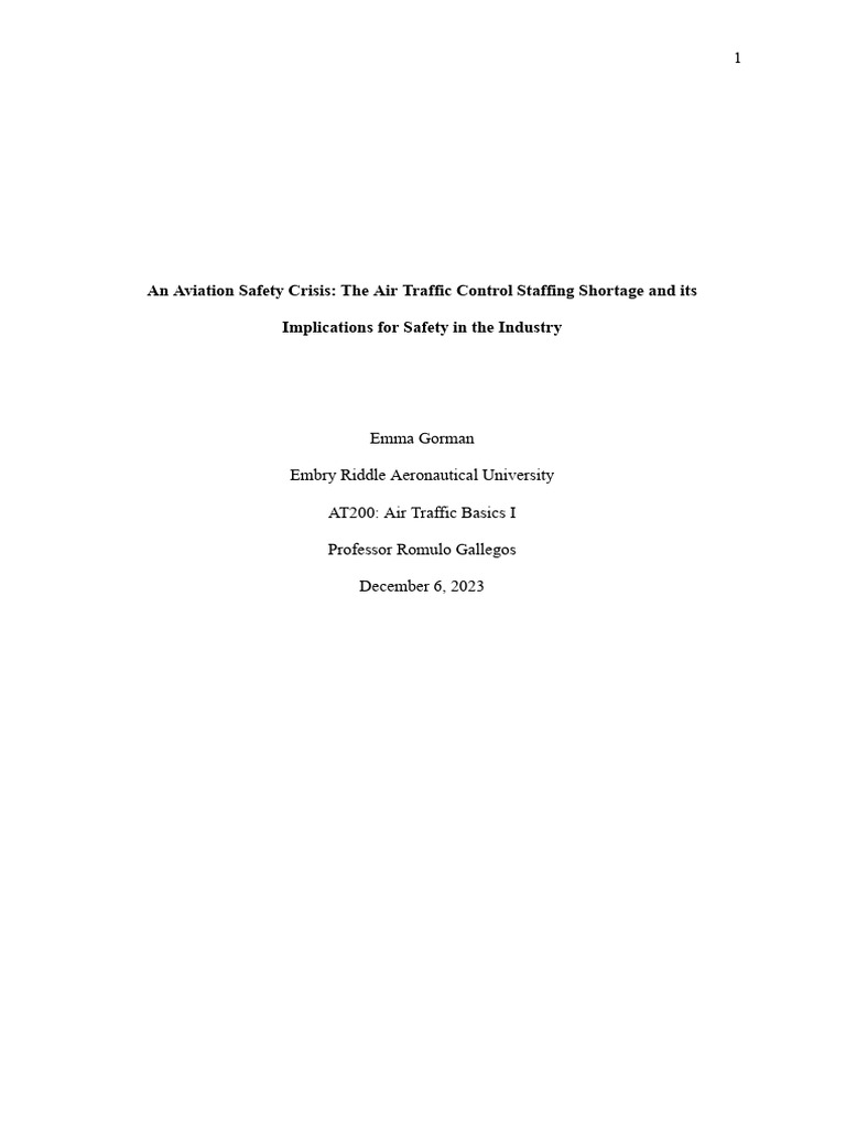 An Aviation Safety Crisis | PDF | Federal Aviation Administration | Air ...