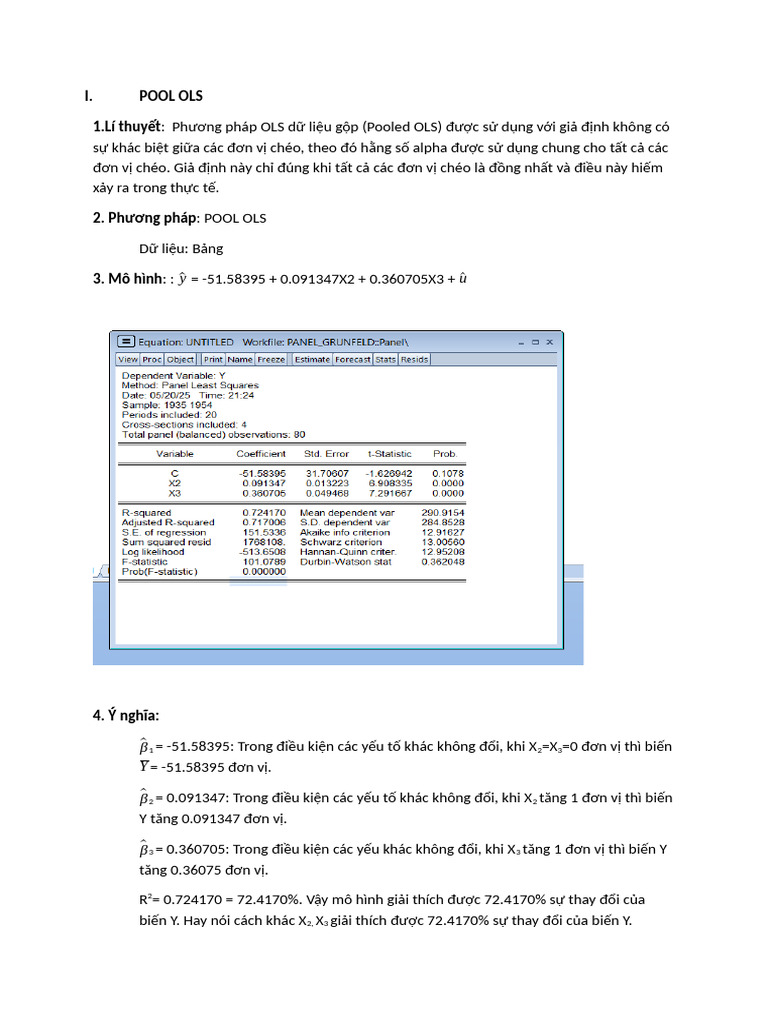 Pool Ols | PDF