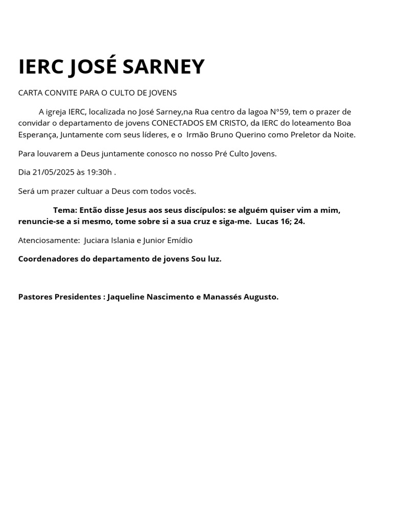 Venho Por Meio Desta - 20250510 - 183714 - 0000 | PDF