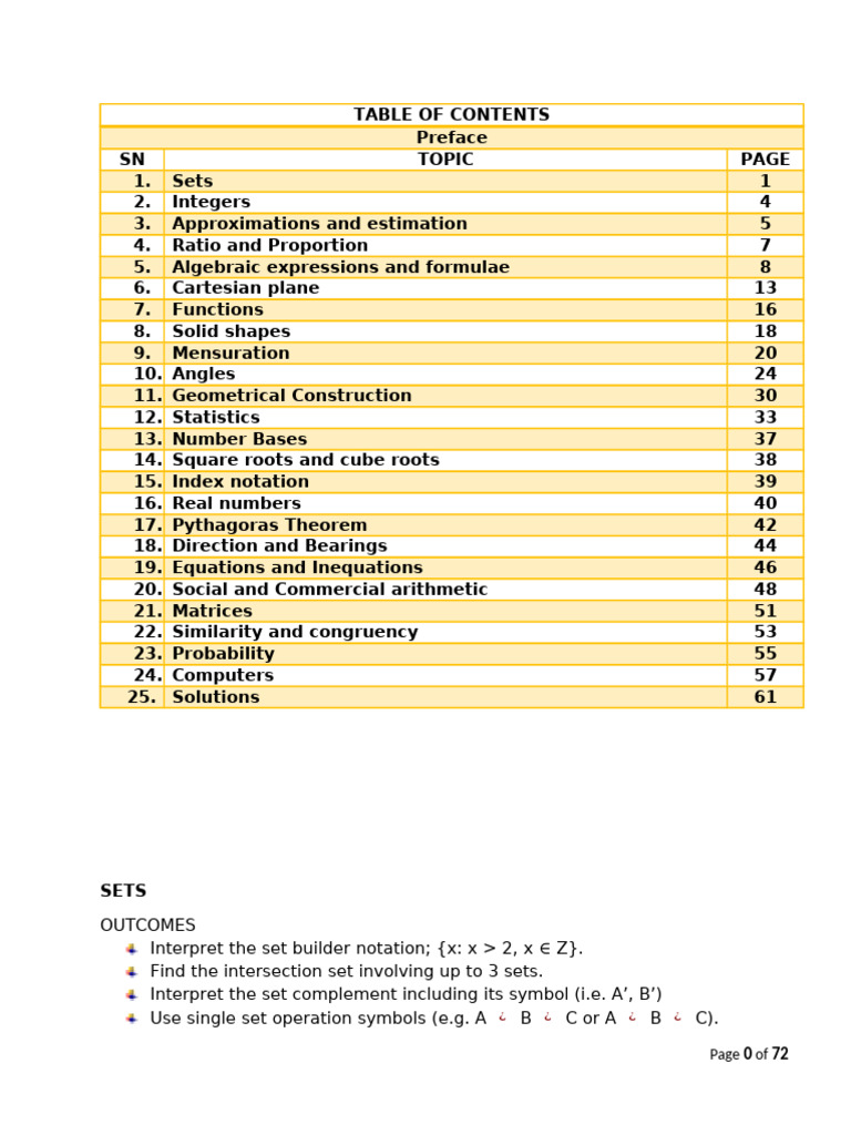 Understanding Mathematical Sets | PDF | Set (Mathematics) | Numbers