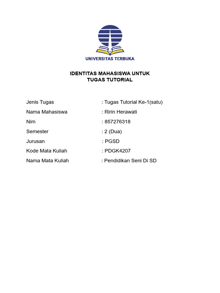 Identitas Mahasiswa dan Pendidikan Seni | PDF