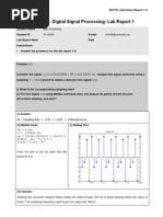 Ecte301 Laboratory Report