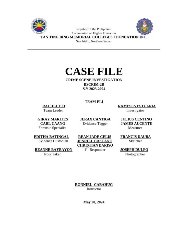 Case File Coverage | PDF