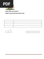 Grade 4 Term 3 Maths Test Paper | PDF | Mathematics