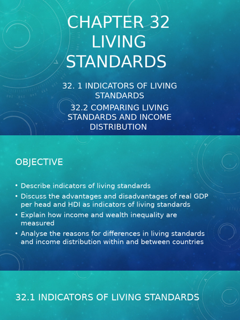Indicators of Living Standards Explained | PDF | Gross Domestic Product ...