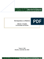 História Dos Impostos - Trabalho Leitura