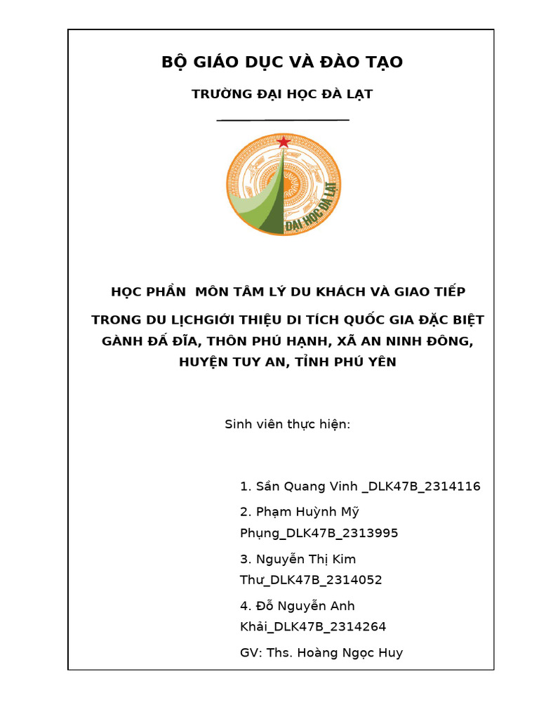 TLDK - DLK47B - Nhóm 10 | PDF