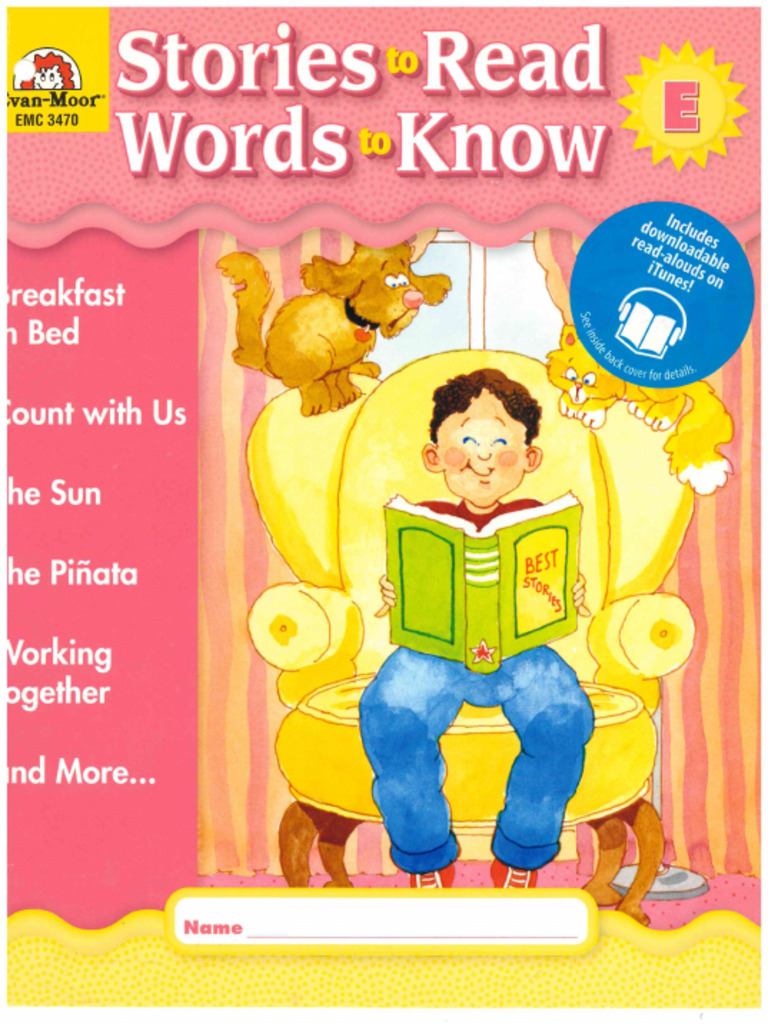 Stories To Read Words To Know Book E | PDF