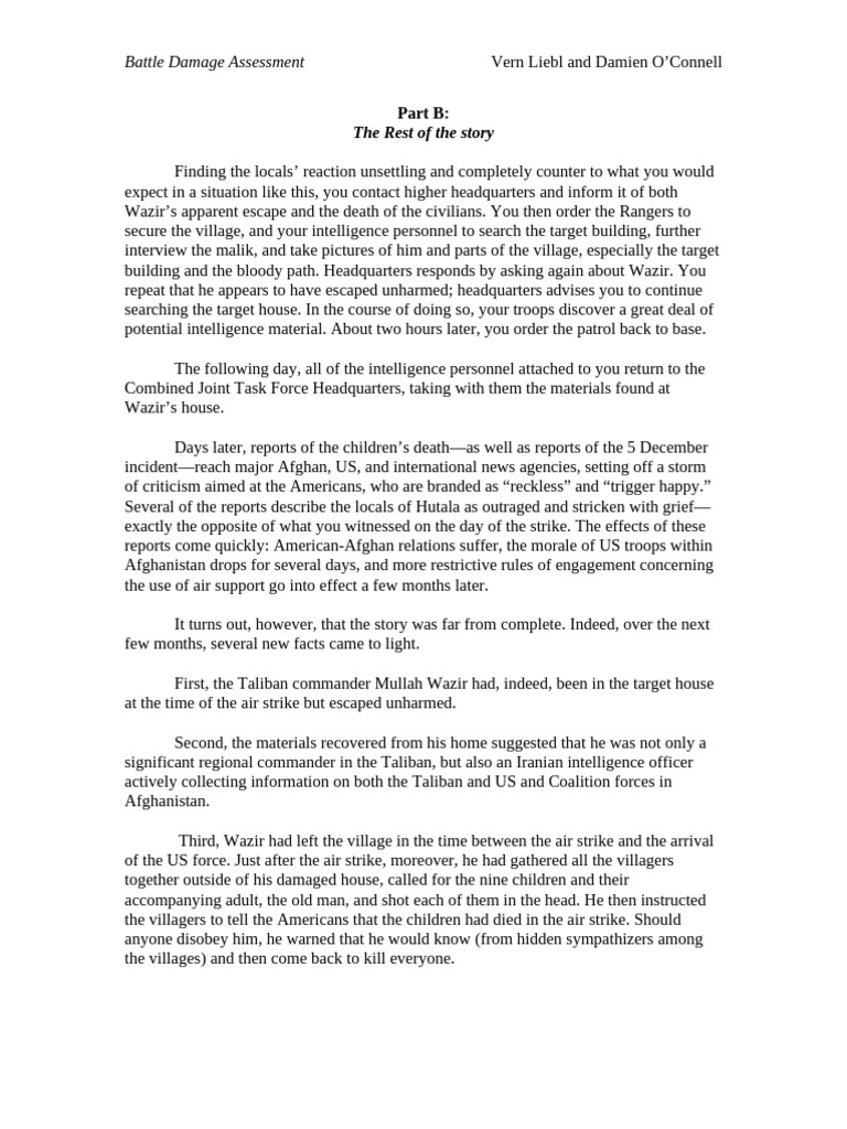 Battle Damage Assessment Insights | PDF | Taliban | Afghanistan ...