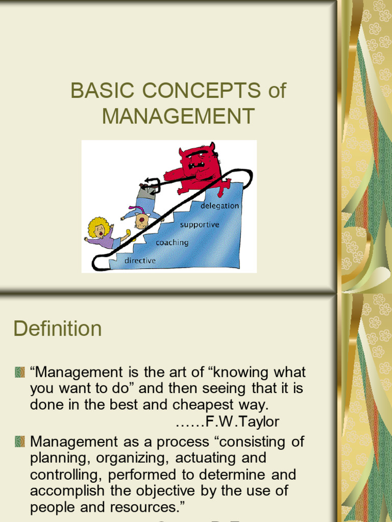 Essential Management Concepts Explained | PDF | Social Psychology ...