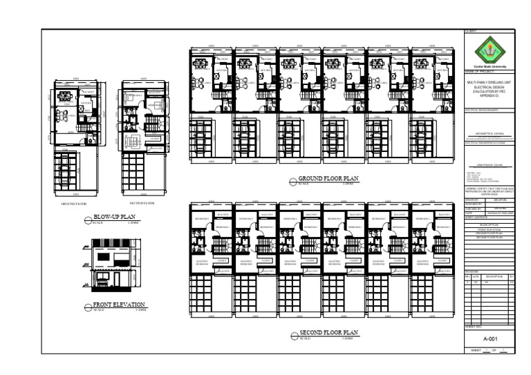 Multi-Family Dwelling Unit Plans | PDF | Home | Room