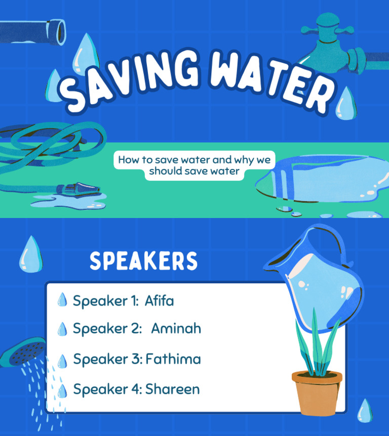 How To Save Water and Why We Should Save Water | PDF