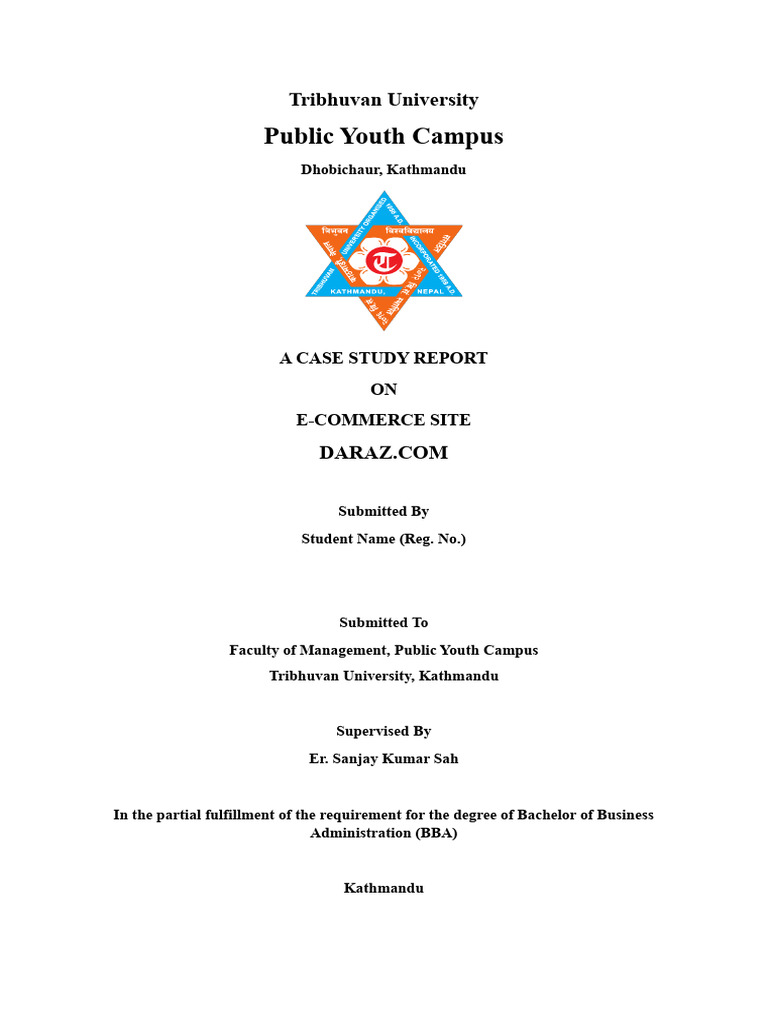 Case Study On Daraz - Com Sample | PDF | Survey Methodology | Methodology