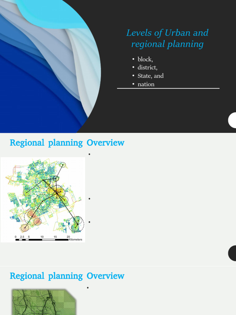 Levels of Regional Urban Planning | PDF | Urban Planning | Infrastructure