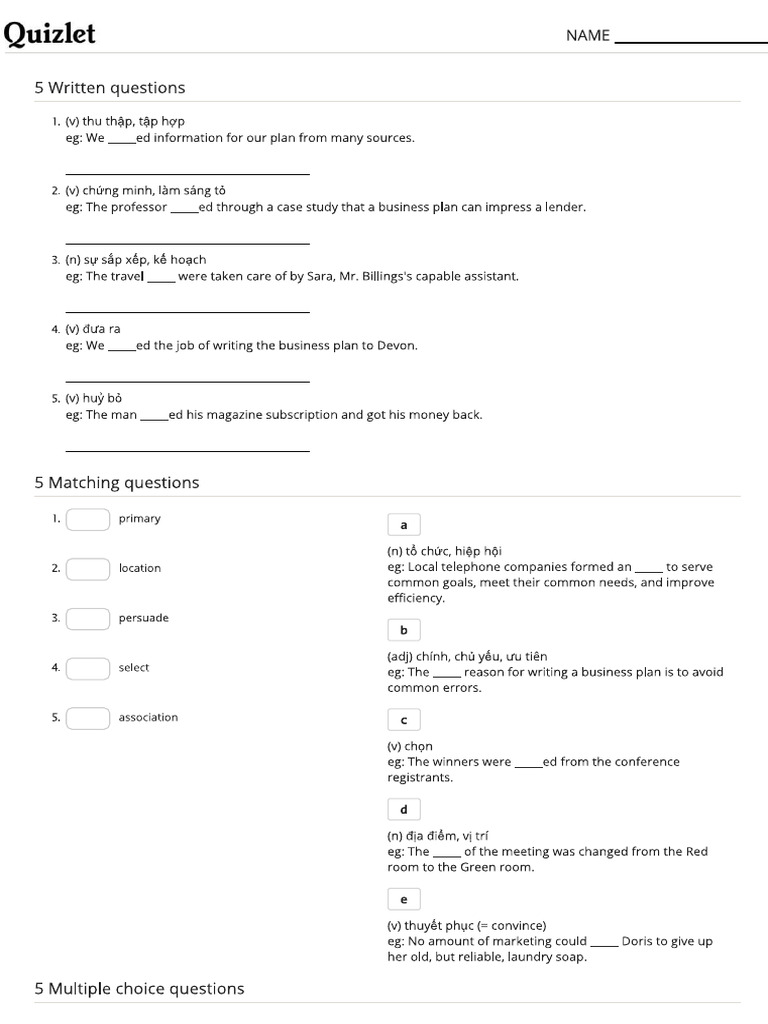 Lesson 1-5 - General Business - 4 | PDF