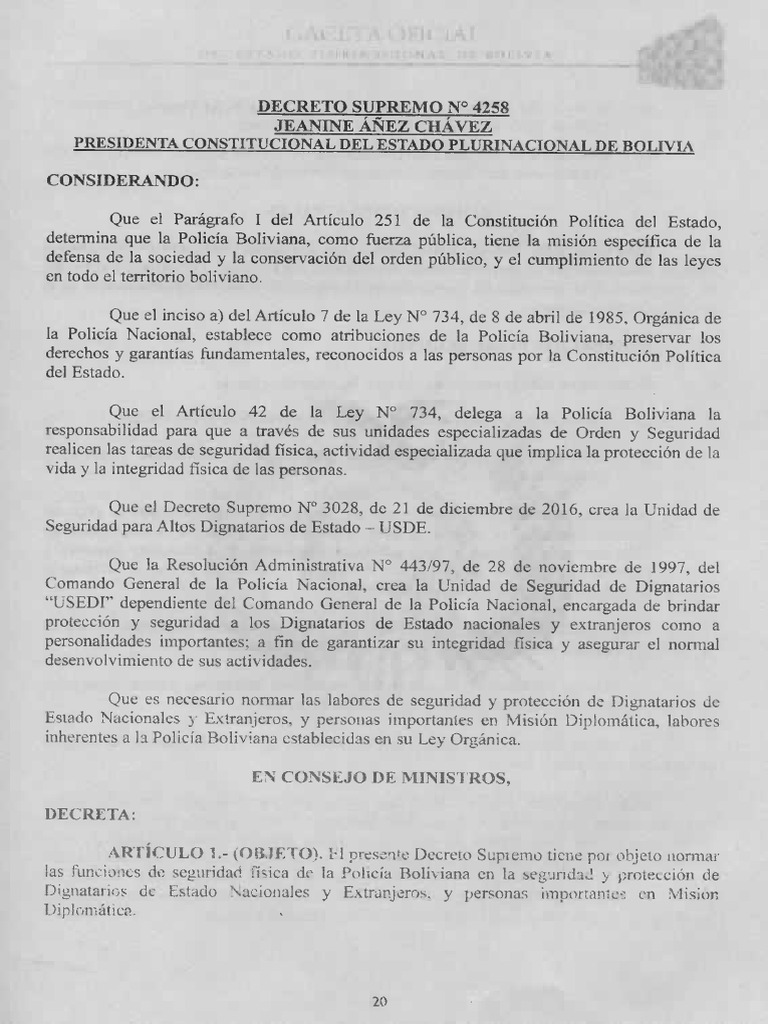 Gaceta 1275 Ds 4258 | PDF