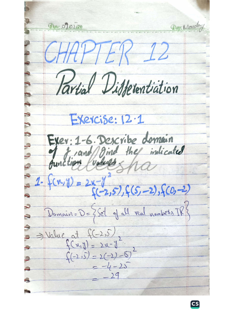 Multivariable Math Notes | PDF