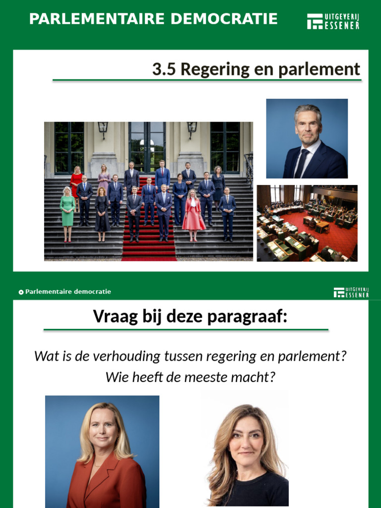 VWO 3.5 Regering en Parlement | PDF