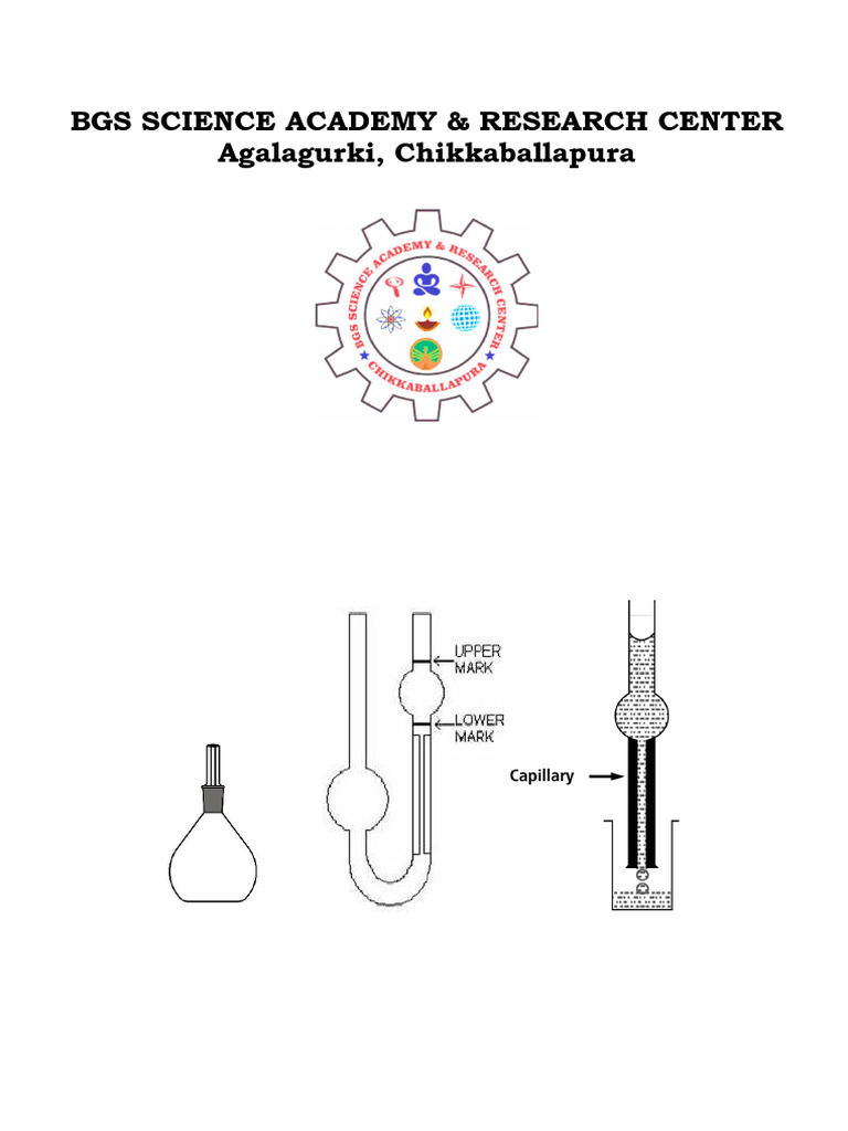 Pycnometer Parts in Density Measurement | PDF | Density | Liquids